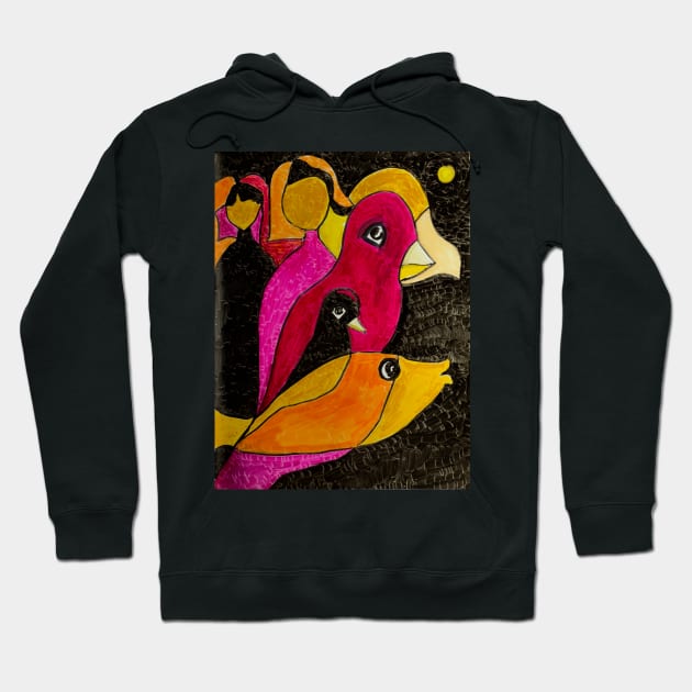 Birds of a Feather Hoodie by Sarah Curtiss